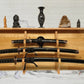 Walker Wood Gifts sword display Beautiful Golden 3-Tier Traditional Katana Sword Wall Display Shelf A Perfect Gift Ronin Samurai Collectors