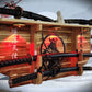 Walker Wood Gifts sword display Bushido Lighted 2-Tier Samurai Sword Display Katana Wall Shelf with LED Lights Warrior Armor Decor