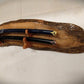 Walker Wood Gifts sword display Rustic 2 Tier Contoured Cherry and Rosewood Sword Rack Display Samurai Katana Great Collectors Gift