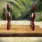 Walker Wood Gifts sword display Rustic Live Edge Sword and Sheath Oak Purple Heart Display Stand Samurai Military Collectors Gift