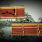 Walker Wood Gifts sword display Rustic Live Edge Sword N Sheath Duo Red Cedar Wall Sword Display Collectors Gift