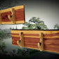 Walker Wood Gifts sword display Rustic Live Edge Sword N Sheath Duo Red Cedar Wall Sword Display Collectors Gift