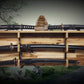 Walker Wood Gifts sword display Traditional 2 Tier Acacia Katana Wall Display Deep Shelf Dojo Collectors Gift