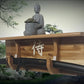 Walker Wood Gifts sword display Traditional Cabin Acacia Wall Shelf Samurai Wakizashi or Tanto Display Dojo Collectors Gift