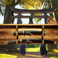 Walker Wood Gifts sword display TRADITIONAL KATANA BUSHIDO Acacia Wall Display Samurai Code with Deep Shelf Dojo Collectors Gift