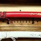 Walker Wood Gifts sword display TRADITIONAL KATANA BUSHIDO Acacia Wall Display Samurai Code with Deep Shelf Dojo Collectors Gift