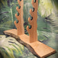 Walker Wood Gifts sword stands 4-Tier Samurai Sword Stand | Handcrafted Live Edge Professional Maple & Brazilian Cherry Display