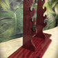 Walker Wood Gifts sword stands Beautiful 5 Tier Purple Heart Katana Wakizashi Sword Display Stand A Perfect Gift for Martial Arts Collectors Dojo Enthusiasts