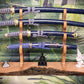 Walker Wood Gifts sword stands Handcrafted 4-Tier Samurai Sword Stand | Live Edge Maple & Brazilian Cherry