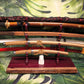 Walker Wood Gifts sword stands LARGE LIVE EDGE 9 Tier Purple Heart Katana Wakizashi Sword Display Stand A Perfect Gift for Martial Arts Collectors Dojo Enthusiasts