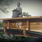 Walker Wood Gifts Traditional Cabin Acacia Wall Shelf Display Samurai Wakizashi or Tanto Dojo Collectors Gift