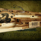 Walker Wood Gifts Traditional Don't Tread On Me Lever Action Henry Rifle Display Cabin Acacia Gun Rack Cabin Décor Collectors Gift