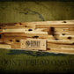 Walker Wood Gifts Traditional Don't Tread On Me Lever Action Henry Rifle Display Cabin Acacia Gun Rack Cabin Décor Collectors Gift