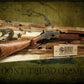 Walker Wood Gifts Traditional Don't Tread On Me Lever Action Henry Rifle Display Cabin Acacia Gun Rack Cabin Décor Collectors Gift