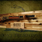 Walker Wood Gifts Traditional Don't Tread On Me Lever Action Henry Rifle Display Cabin Acacia Gun Rack Cabin Décor Collectors Gift