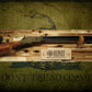 Walker Wood Gifts Traditional Don't Tread On Me Lever Action Henry Rifle Display Cabin Acacia Gun Rack Cabin Décor Collectors Gift