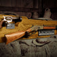 Walker Wood Gifts UNIQUE Winchester Lever Action Rifle/Colt Pistol Display 2 Place gun Rack