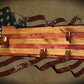 Walker Wood Gifts Vintage Rustic 48 Star Flag M1 Garand Rifle and Bayonet Wall Display Patriot Soldier American Decor Collectors Gift