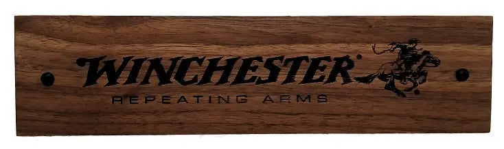 Walker Wood Gifts Winchester Gun Rifle Plaque Pyrography Wood Burned Rustic Walnut Cowboy Décor