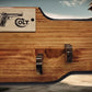 walkerwoodgifts Gun Display Rustic Knotty Pine 1911 Government Colt 45 Pistol Wall Mount Display Collectors Gift