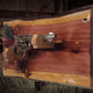 walkerwoodgifts Gun Display Rustic Live Edge Red Cedar Colt PeaceMaker Pistol Marshal Badge Wall Display Gift