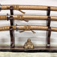 walkerwoodgifts Home & Garden Beautiful Rustic Live Edge 3 Tier Walnut Katana Wakizashi Tanto Sword Display Stand Japanese Samurai Collectors Gift