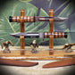walkerwoodgifts sword display Beautiful Live Edge 2 Tier Ambrosia Maple Samurai Sword Display Stand Veteran Collectors Gift