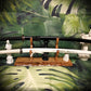 walkerwoodgifts sword display Beautiful Live Edge Cherry Sword Display 2 Tiers of Rustic Elegance for Samurai Enthusiasts
