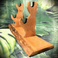 walkerwoodgifts sword display Beautiful Live Edge Cherry Sword Display 2 Tiers of Rustic Elegance for Samurai Enthusiasts