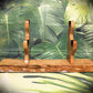 walkerwoodgifts sword display Beautiful Live Edge Cherry Sword Display 2 Tiers of Rustic Elegance for Samurai Enthusiasts