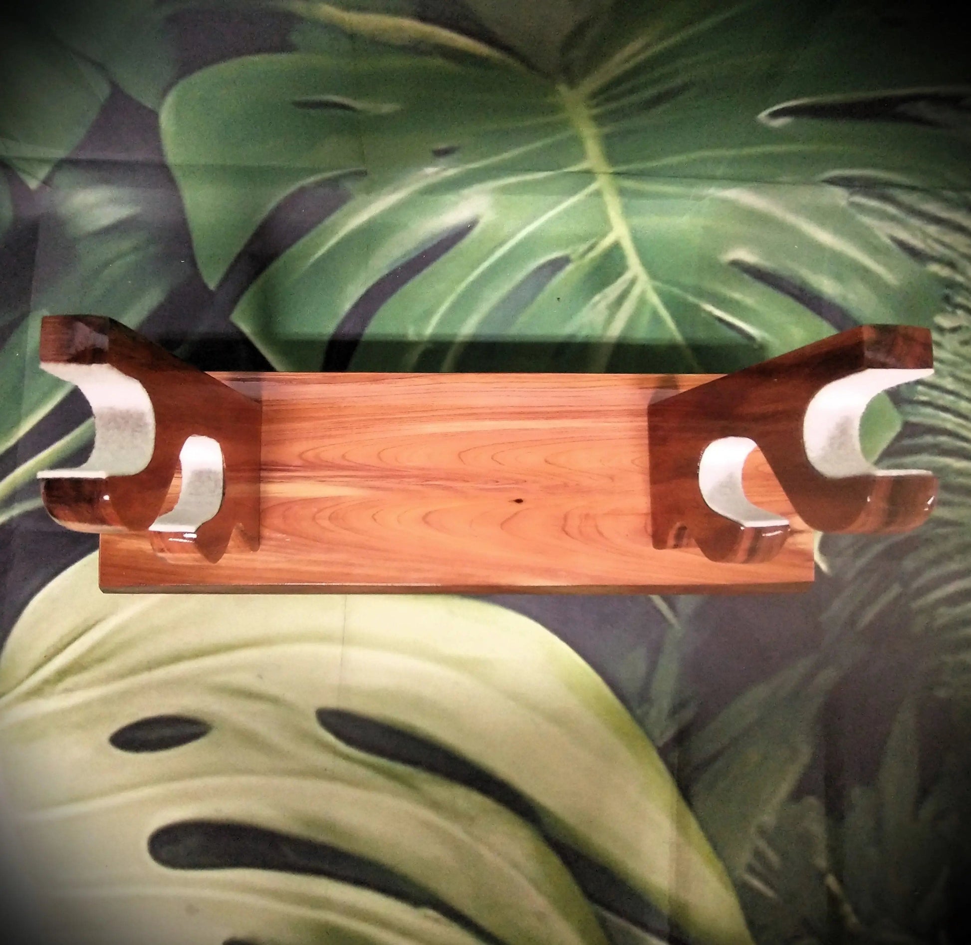 walkerwoodgifts sword display Beautiful Unique 2 Tier Red Cedar & Rosewood Sword Stand Display Collector Gift
