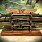 walkerwoodgifts sword display Exotic Double Sided 6 Tier Exotic Chechen Sword Stand Katana Wakizashi Tanto Sword Display Stand Japanese Samurai