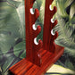 walkerwoodgifts sword display Handmade Beautiful Contoured Padauk Samurai Sword Stand 4-Tier Katana Display