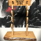 walkerwoodgifts sword display Live Edge Rustic 3 Tier Beautiful Cherry Japanese Samurai Sword Display Stand Collectors Gift