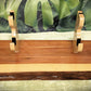 walkerwoodgifts sword display Rustic Live Edge Red Cedar Sword and Sheath Display Stand Military Samurai Collectors