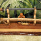 walkerwoodgifts sword display Rustic Live Edge Red Cedar Sword and Sheath Display Stand Military Samurai Collectors