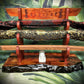 walkerwoodgifts sword display Stunning 3-Tier Live Edge Maple Padauk Bushido Code Display Stand Japanese Samurai Sword Collectors Perfect Gift