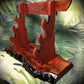 walkerwoodgifts sword display Stunning 3-Tier Live Edge Maple Padauk Bushido Code Display Stand Japanese Samurai Sword Collectors Perfect Gift