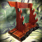 walkerwoodgifts sword display Stunning 3-Tier Live Edge Maple Padauk Bushido Code Display Stand Japanese Samurai Sword Collectors Perfect Gift