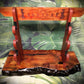 walkerwoodgifts sword display Stunning 3-Tier Live Edge Maple Padauk Bushido Code Display Stand Japanese Samurai Sword Collectors Perfect Gift