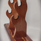 walkerwoodgifts sword display Stunning Rustic 3 Tier Red Cedar Cherry Samurai Sword Display Stand Perfect Collectors Gift