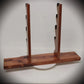 walkerwoodgifts sword display Stunning Rustic 4 Tier Red Cedar Cherry Samurai Sword Display Stand Perfect Collectors Gift