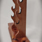 walkerwoodgifts sword display Stunning Rustic 4 Tier Red Cedar Cherry Samurai Sword Display Stand Perfect Collectors Gift