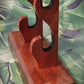 walkerwoodgifts sword display Traditional Minimalist 2 Tier Teak and Padauk Sword Display Stand Collector Gift