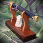 walkerwoodgifts sword display Traditional Minimalist Sword Stand: Stunning Aged Golden Teak and Rosewood Gift