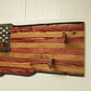 Rustic USMC 2 Place Gun Rack Patriotic Fallen Soldier Display Fits Most Guns Retirement Veterans Gift