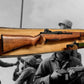 walkerwoodgifts CHERRY M1 MUZZLE Loader Vintage Gun Bayonet Knife Display Collectors Gift