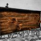 walkerwoodgifts gun rack 2 Place Lever Action with Knife Display, Rifle Shotgun Rack, Western Cabin Decor