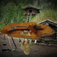 walkerwoodgifts Rustic Golden Bear Lever Action Rifle Gun Display Hunting Gift Lodge Cabin Cottage Décor
