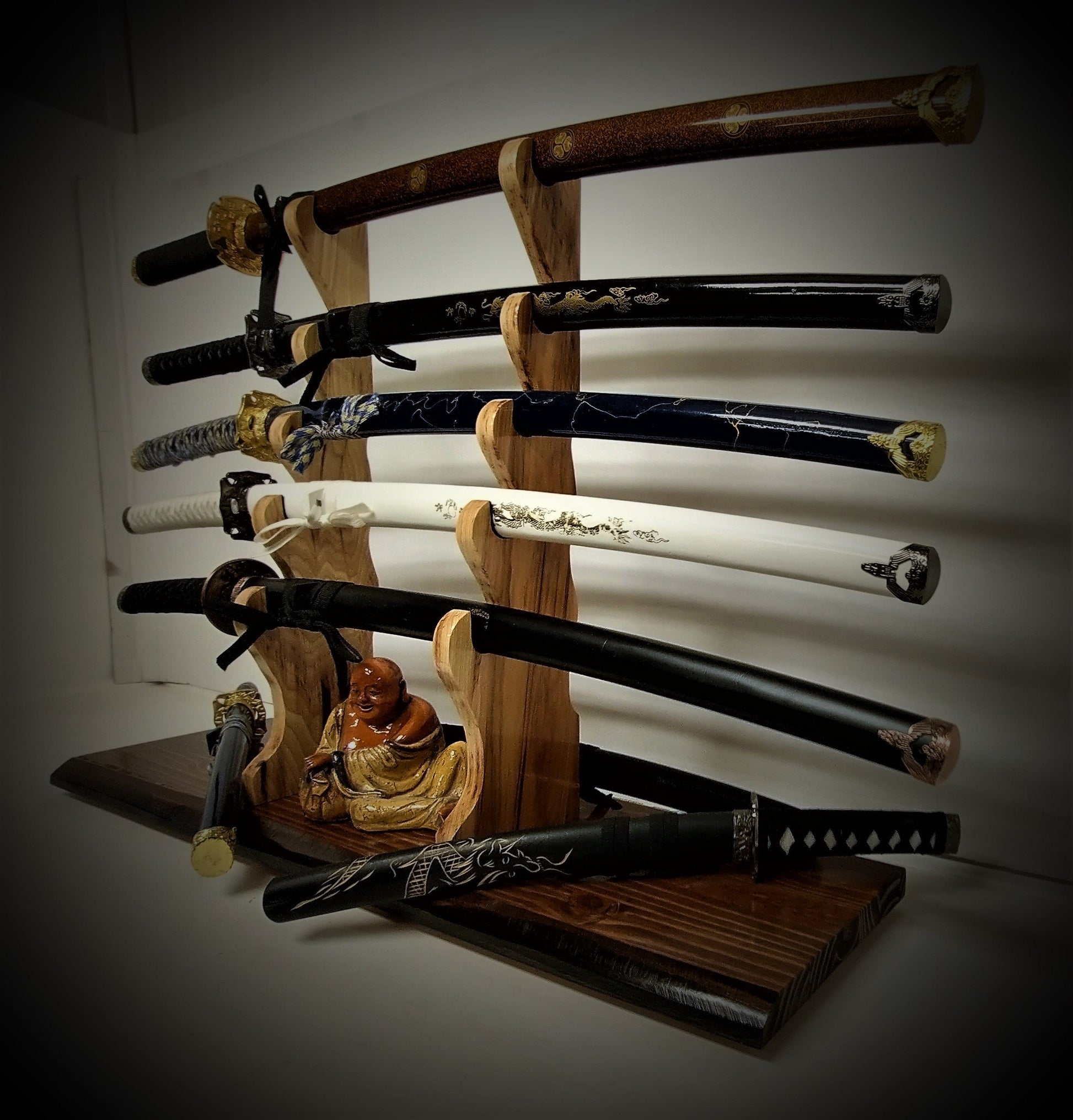 walkerwoodgifts sword stands Copy Stand Japanese Samurai